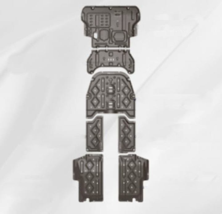 Giáp gầm Geely Monjaro